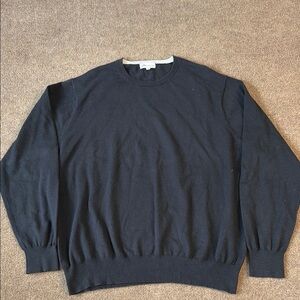 Peter Millar Crown Soft Black Sweater Men’s XL Cashmere Silk Blend